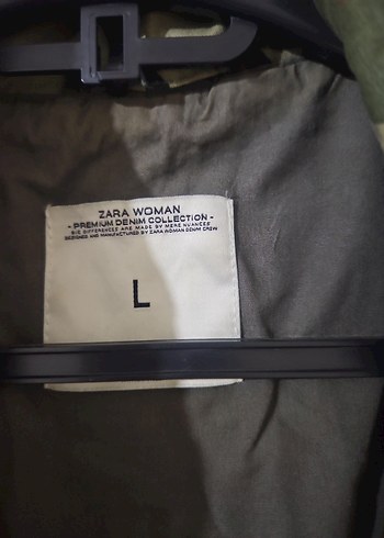 Kamuflaj Desenli kadın Midi Yağmurluk - Görsel 3