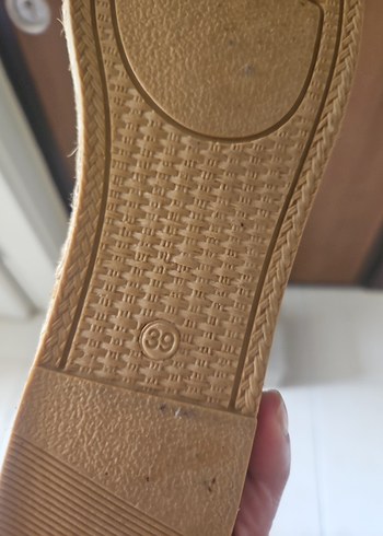 Kahverengi Süet Kadın Dolgu Topuk Espadril - Görsel 5