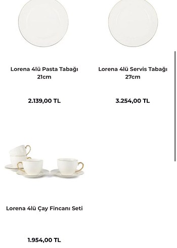 Mikasa moor Klasik Beyaz Porselen çay seti - Görsel 3