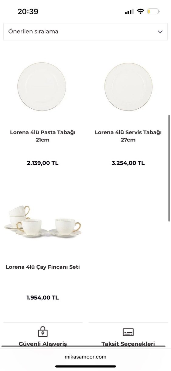 Mikasa moor Klasik Beyaz Porselen çay seti - Görsel 3