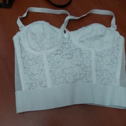 s Beden vintage bustiyer dantel detayli