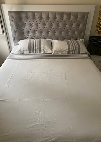 Gri Çizgili nevresim takimı - Görsel 3