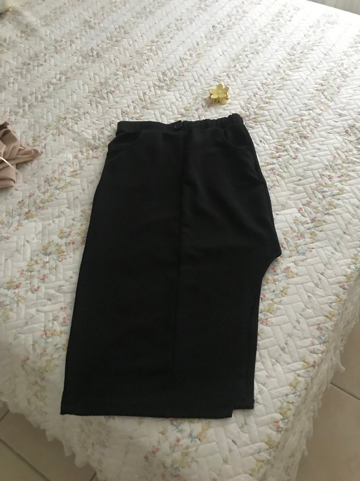 Siyah midi  Kadın Etek - Görsel 2