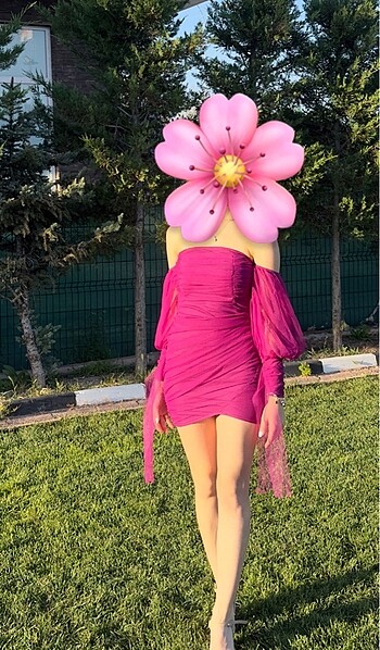 Trendyol & Milla Trendyolmilla Fuşya Kısa Elbise