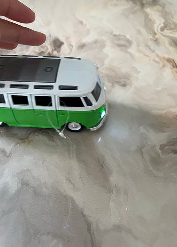 Beden Volkswagen Yeşil Beyaz Oyuncak Minibüs