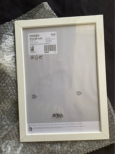 Ikea çerçeve yeni jelatini üstünde hiç açılmadı
