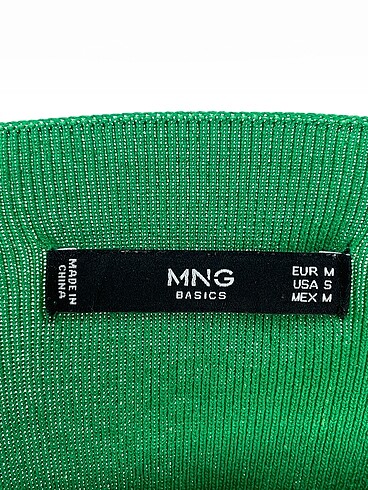 m Beden yeşil Renk Mango Bluz %70 İndirimli.