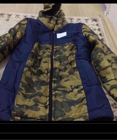 Diğer 13 yaş kamuflaj desenli mont