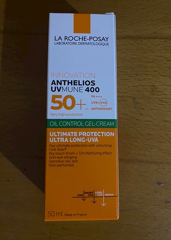Beden La Roche-Posay Anthelios UVMune 400 SPF 50 güneş kremi