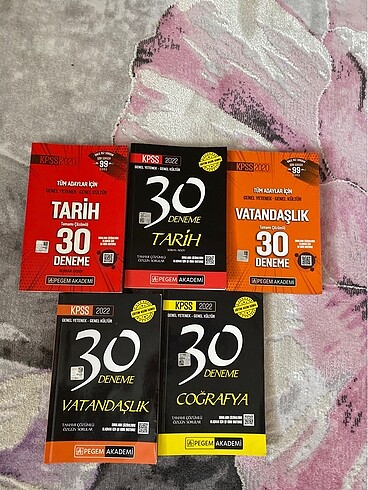 Pegem yayınları 30 deneme