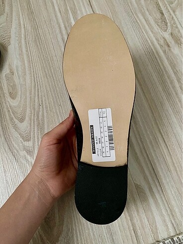 37 Beden kahverengi Renk Loafer