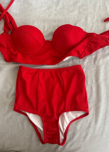 Kırmızı Mini Bikini Takımı - Görsel 2