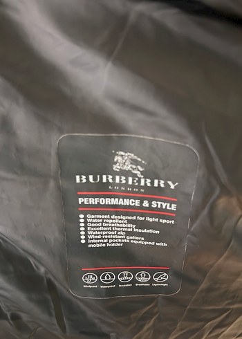 Gri Burberry Erkek Rozeti - Görsel 8