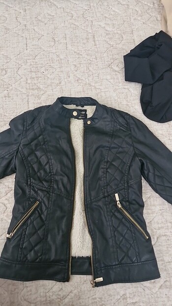 Defacto deri ceket - Görsel 5