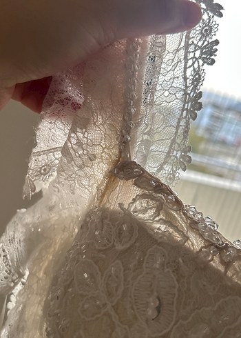 Dantel Detaylı Gelinlik - Görsel 8