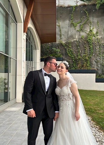 Dantel Detaylı Gelinlik - Görsel 5