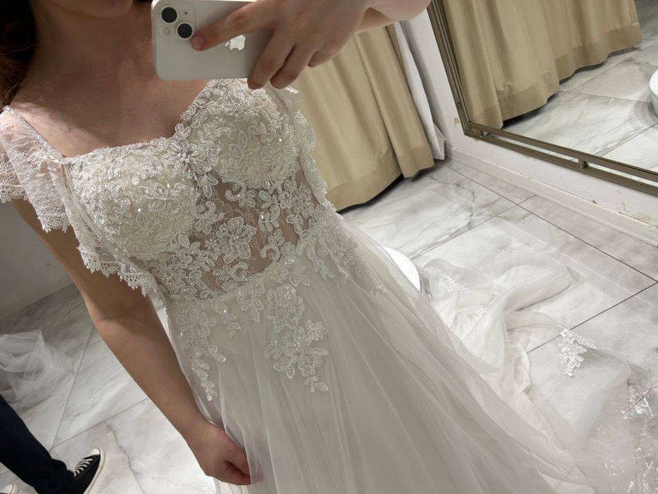 Dantel Detaylı Gelinlik - Görsel 2