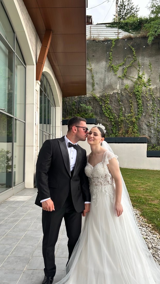 Dantel Detaylı Gelinlik - Görsel 5