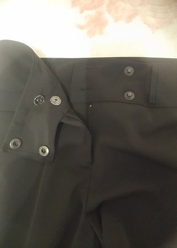 Principles Kadın Siyah Kemerli Kumaş Pantolon - Görsel 8