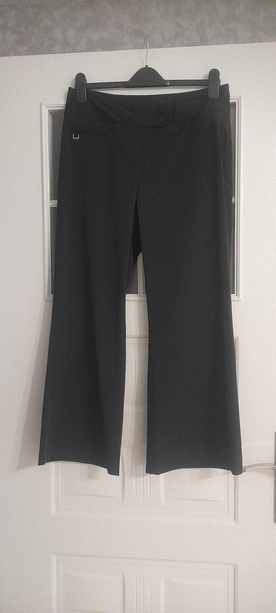 Principles Kadın Siyah Kemerli Kumaş Pantolon - Görsel 3