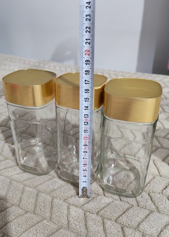 Granül kahve Cam  Kavanozlar - Görsel 6