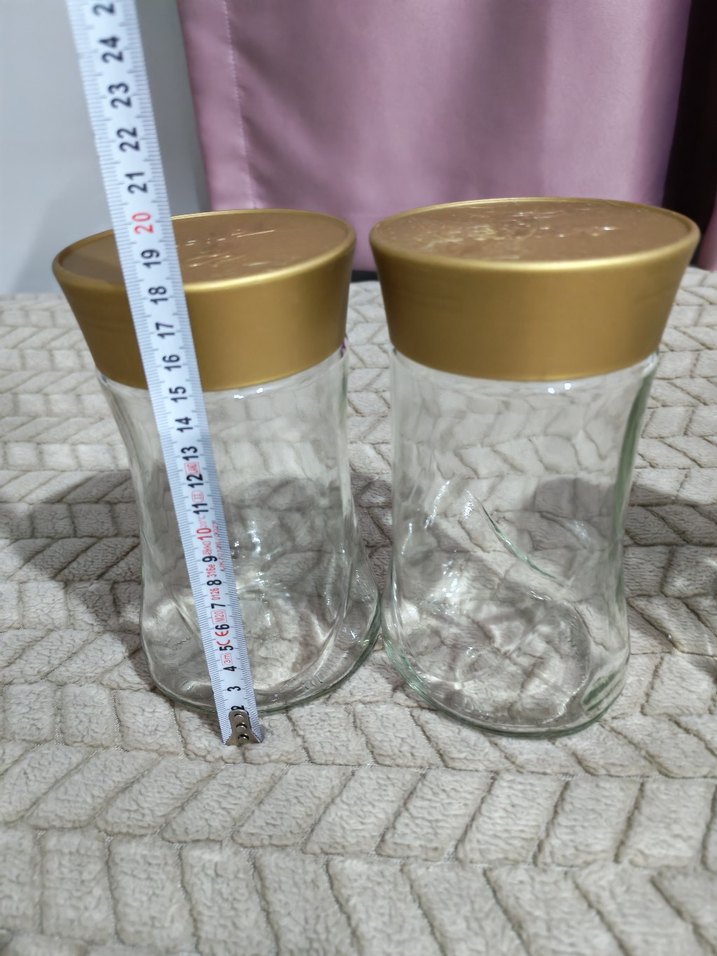 Granül kahve Cam  Kavanozlar - Görsel 5