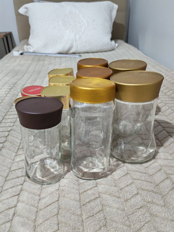 Granül kahve Cam  Kavanozlar - Görsel 2