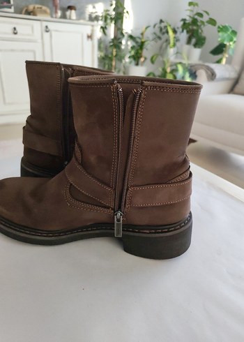 Harley. Davidson Erkek Kahverengi Deri Tokalı  Bot - Görsel 6