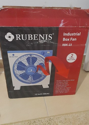 Mavi Rubenıs Masaüstü Vantilatör - Görsel 6