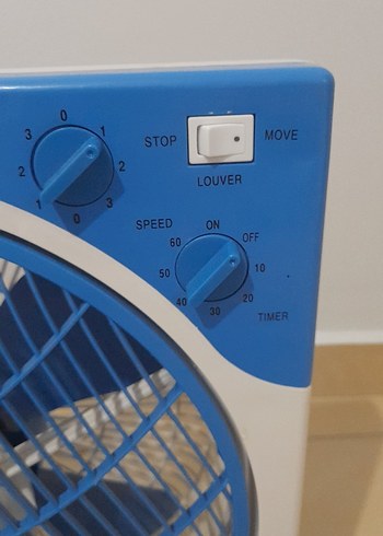 Mavi Rubenıs Masaüstü Vantilatör - Görsel 5