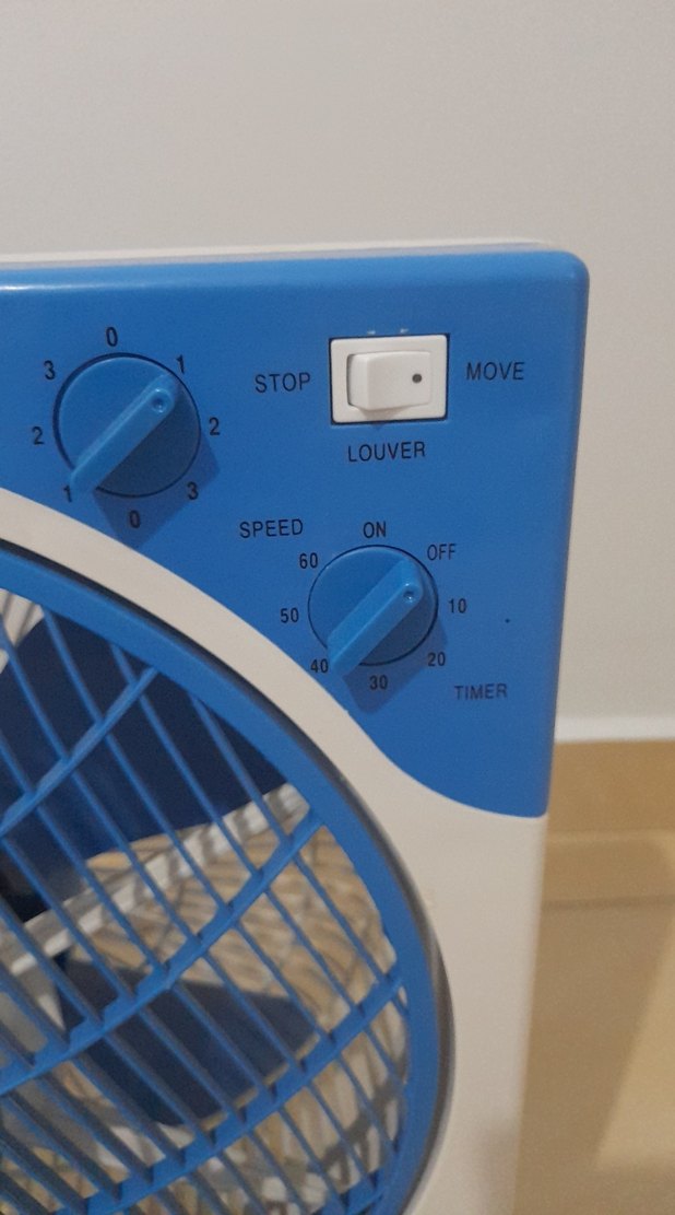 Mavi Rubenıs Masaüstü Vantilatör - Görsel 5