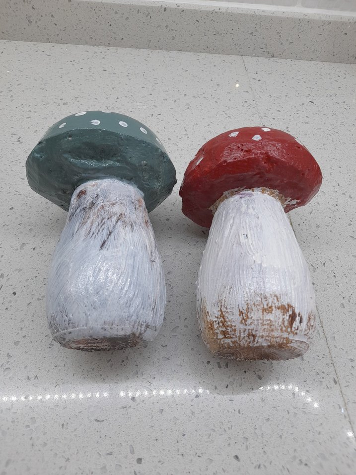 Renkli Mantar Figürleri 2'li Set - Görsel 2