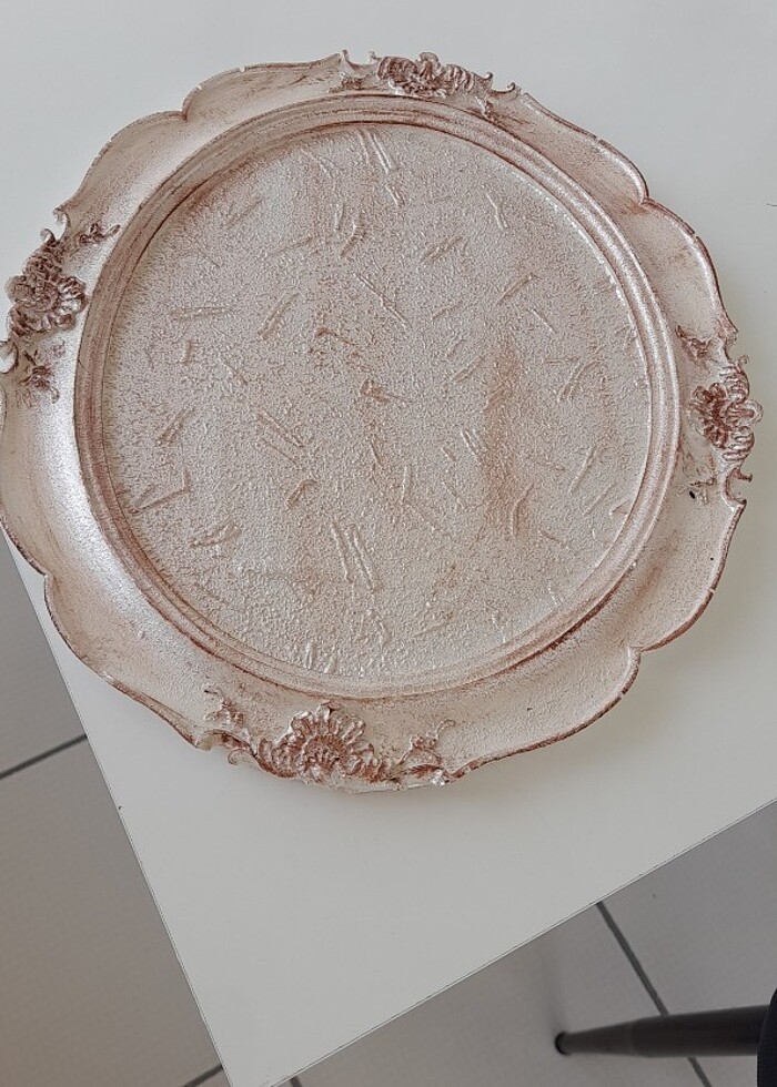 Boyanmış polyester söz,nişan vs tepsisi - Görsel 3