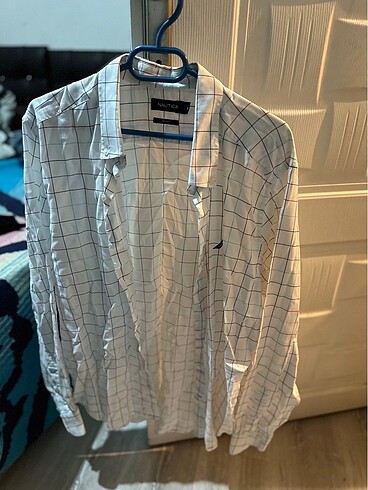 Nautica marka erkek gömlek XL slimfit