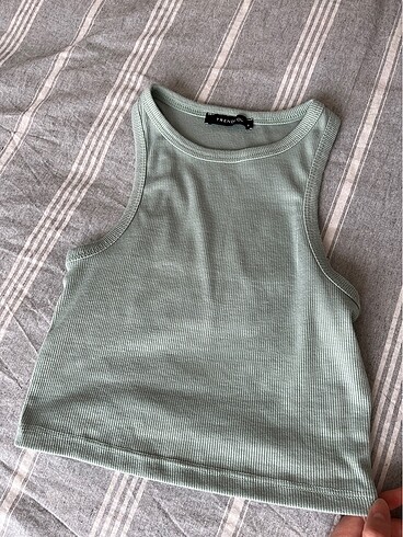Trendyol Yeşil Crop