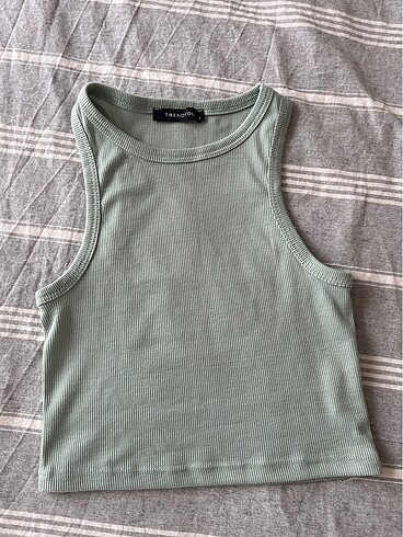 Trendyol & Milla Trendyol Yeşil Crop