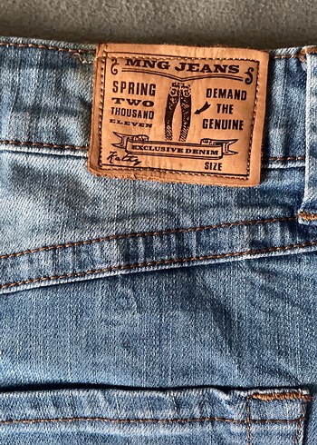 34 Beden mavi Renk Düğmeli Mavi Denim Mini Etek