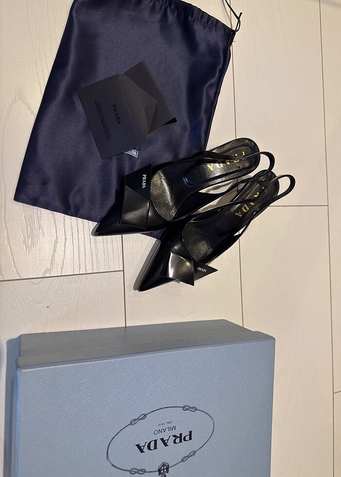 Prada topuklu sandalet 38 numara - Görsel 2