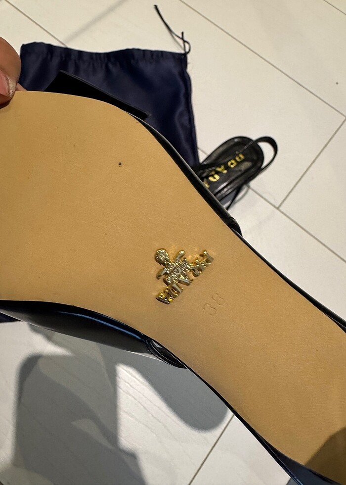 Prada topuklu sandalet 38 numara - Görsel 5