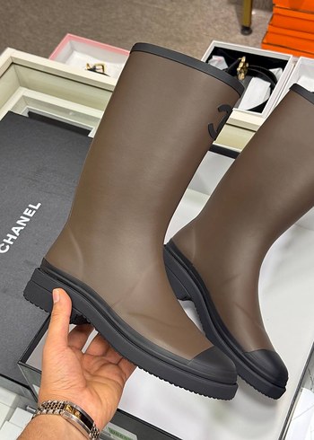 38 Beden kahverengi Renk Chanel Rain Boots
