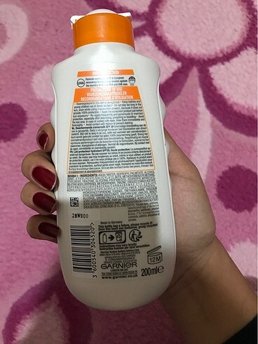 Garnier Güneş kremi