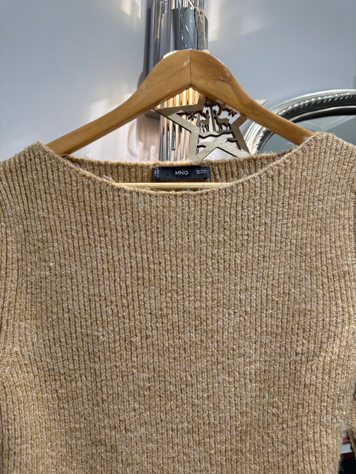 Mango Kahverengi Kadın Triko Kazak - Görsel 3