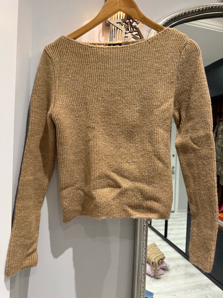 Mango Kahverengi Kadın Triko Kazak - Görsel 2