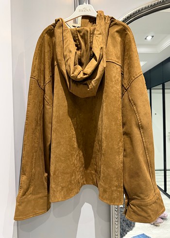 İpekyol Kadın Kahverengi Süet Fermuarlı sweat - Görsel 2