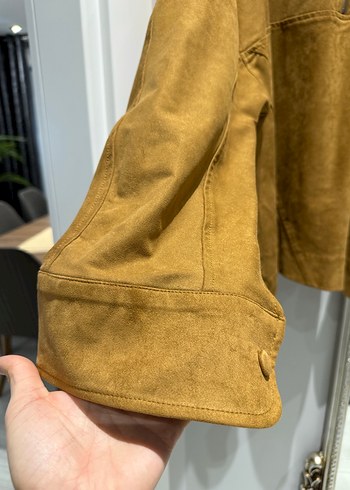 İpekyol Kadın Kahverengi Süet Fermuarlı sweat - Görsel 4