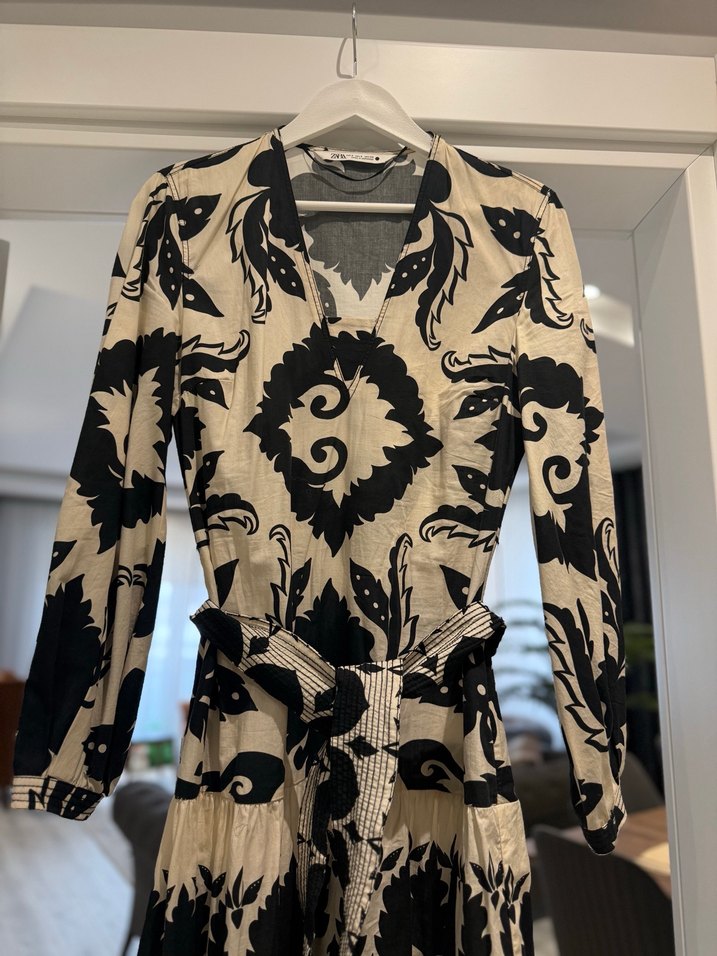 Siyah Bohem Uzun Elbise - Görsel 2