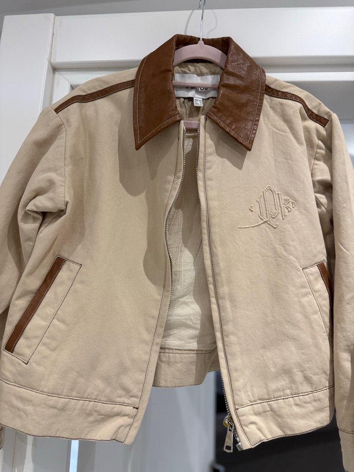 İpekyol Bej Kadın denim Kumaş deri detaylı takım - Görsel 2