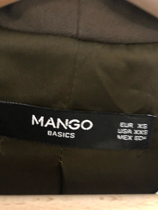Mango Mango haki ceket