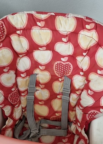 Joie Pembe Apple Desenli Çocuk Mama Sandalyesi