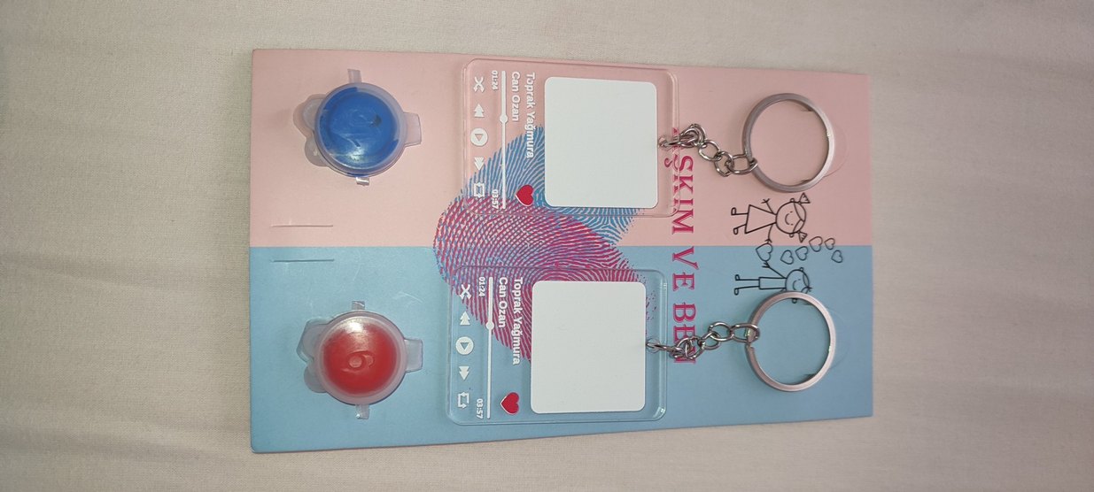 Parmak izli anahtarlık - Görsel 4